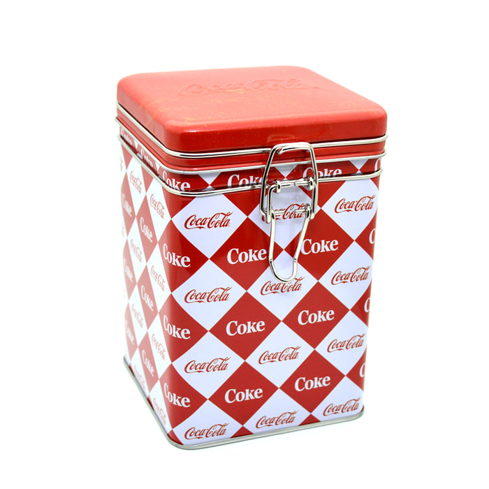 미국 버전의 코카콜라 복고풍 금속 밀봉 주석 차 주석 사탕 주방 보관 상자 너트 상자 선물