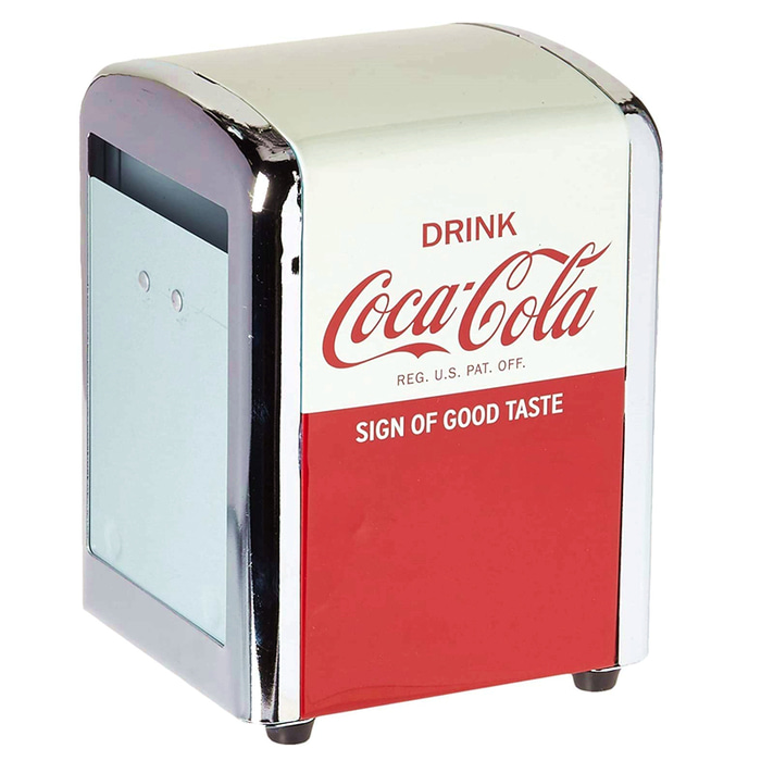 미국 오리지널 코카콜라 클래식 돼지 저금통 저금통 티슈 박스 펌핑 박스 냅킨 종이 홀더 선물 용품