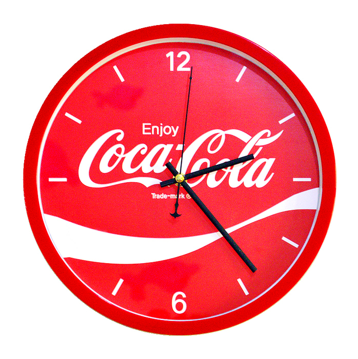 코카콜라 벽시계 시계 굿즈 한정판