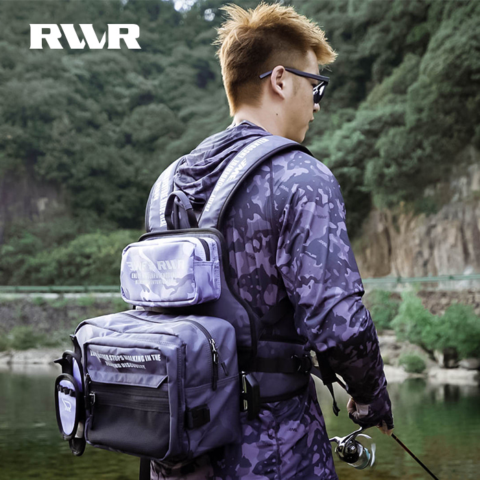 EWE Meixia RVVR 조인트 루 아시아 가방 회전 배낭 스트림 어깨 넘어가는 휴대용 낚시 가방 블랙 그린 그레이